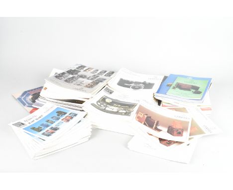 Christie's Camera and Photographic Auction Catalogues 1987-93, a large quantity of staff copies of catalogues from 1987 to 19