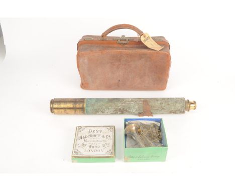 Various Items,  including early 19th Century naval-pattern single-draw brass telescope, 900mm extended, P, lacks body-coverin