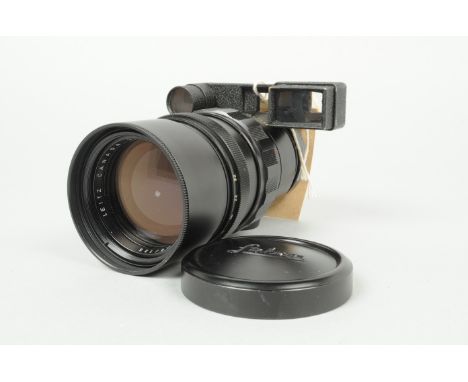 A Leitz Canada Elmarit 135mm f/2.8 Lens with 'Spectacles', serial no. 2 011 140, 1963, barrel G, elements F-G, dust, fungus s