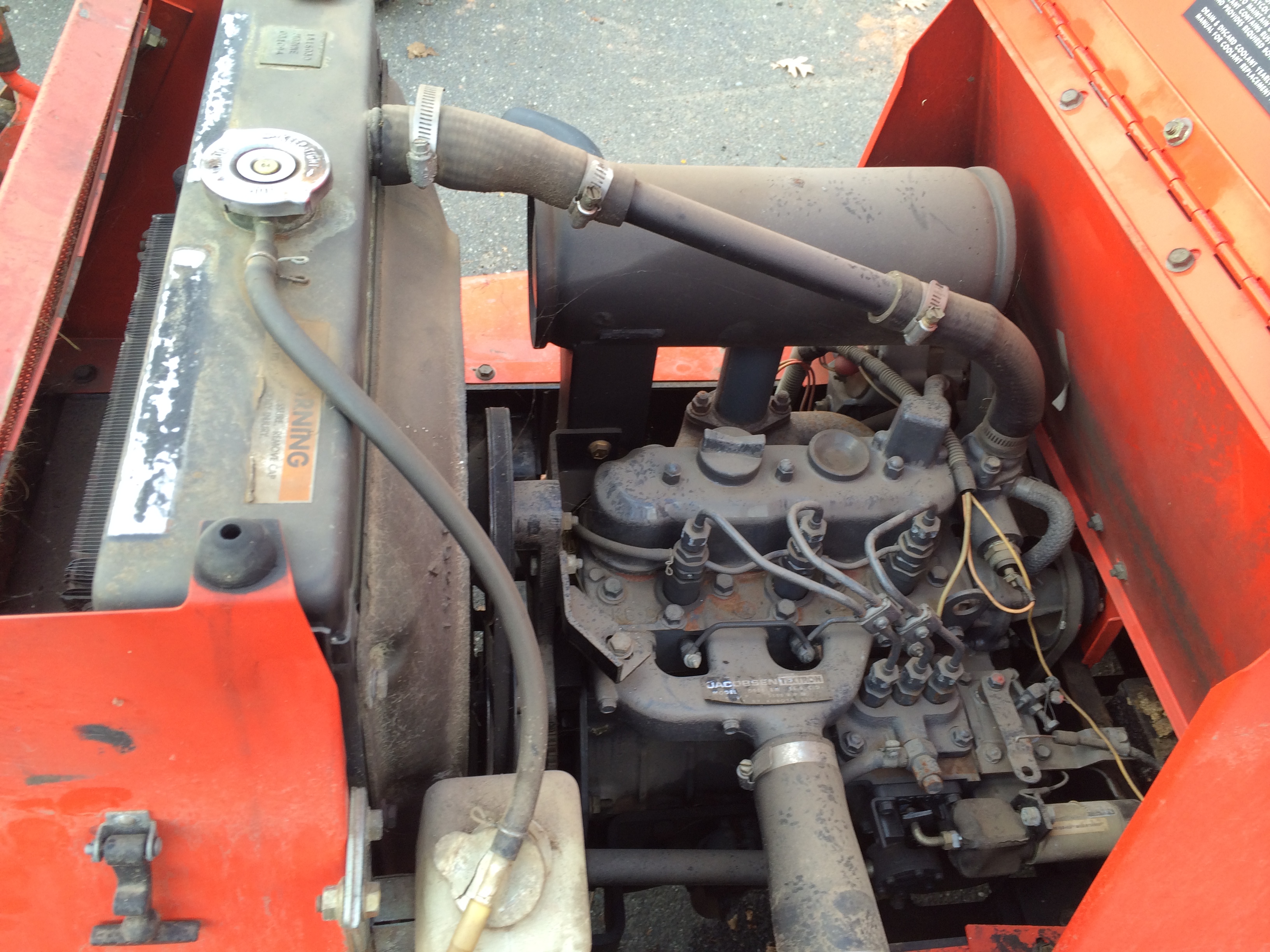 Jacobsen T422D Diesel Turf Mower, 2,726 Hours