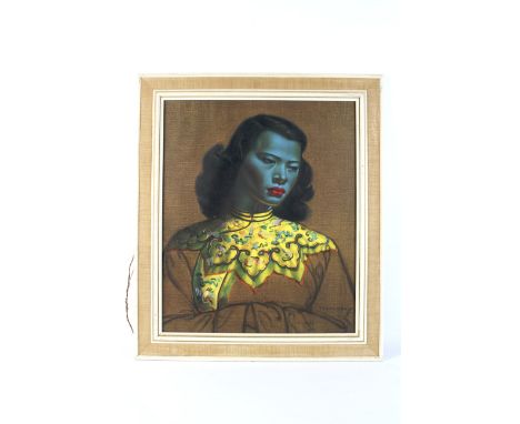 Tretchikoff ' Chinese Girl ' print, framed and glazed. 49 x 59cm. Condition Report: Picture is overall in very good condition
