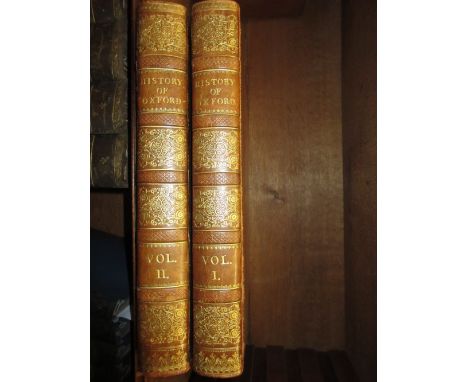 R. Ackerman, History of the University of Oxford, Its Colleges, Halls and Public Buildings, in two volumes, London, 1814, lea