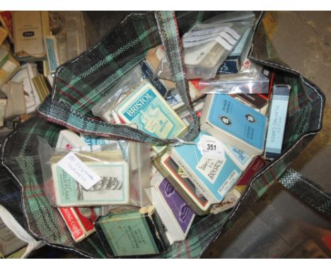 Similar quantity of playing cards