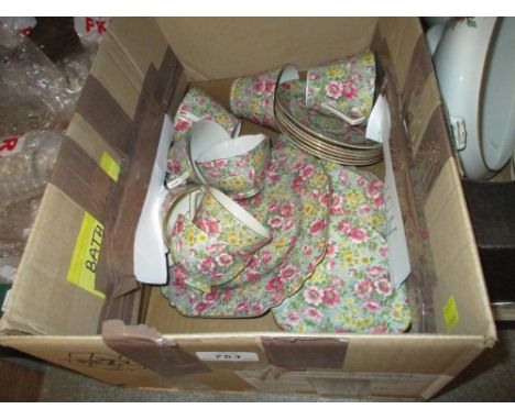 Lord Nelson ware, Briar Rose chintz decorated tea service