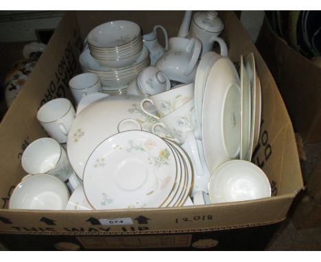 Royal Doulton Flirtation pattern dinner, tea and coffee service