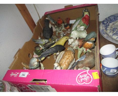 Quantity of various Goebel porcelain figures of birds