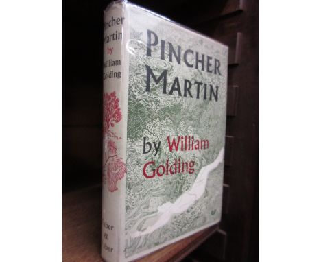 One volume William Golding ' Pincher Martin ' 1956, First Edition in original dust jacket, published by Faber and Faber