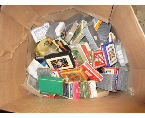 Similar quantity of assorted playing cards