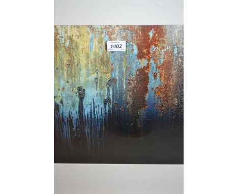 Handprinted photograph, study of titanium, possibly by Defty, 12ins square