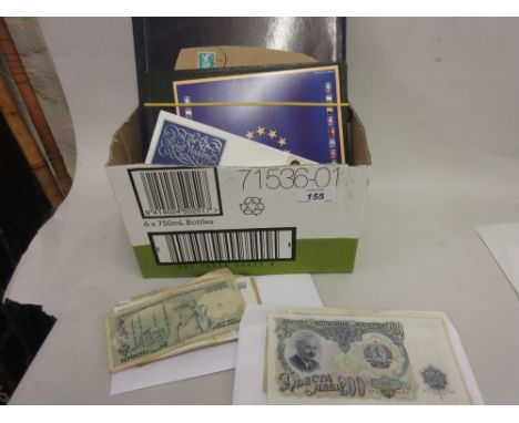 Small quantity of miscellaneous stamps, First Day covers and bank notes