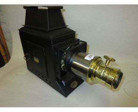 Newton and Co. brass and metal magic lantern, No. 1957