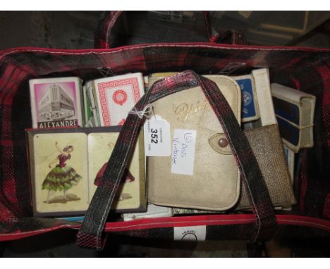 Large quantity of assorted vintage playing cards