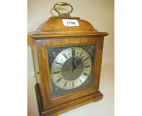 Reproduction walnut bracket clock