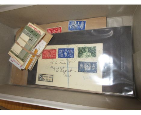 Quantity of G.B. stamp booklets including Silver Jubilee etc. and George VI First Day covers and Q.E.II 1953 Coronation, also