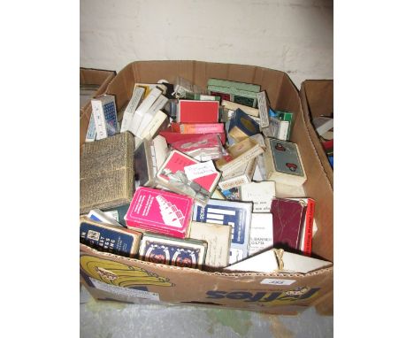 Similar quantity of mainly advertising playing cards