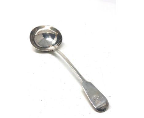 Antique victorian silver ladle London silver hallmarks 