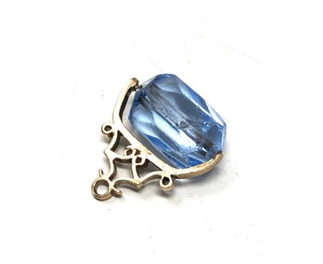 9ct gold vintage paste fob (3.2g)