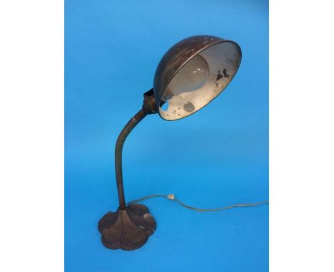An early 20th century study lamp
