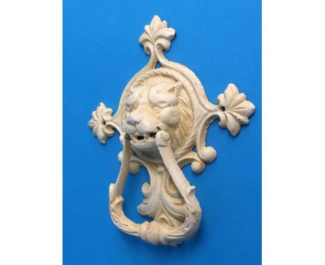 A Lion door knocker