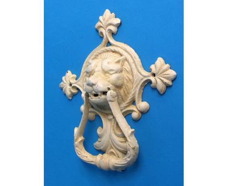 A Lion door knocker