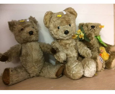 A Steiff teddy bear and two others (3)