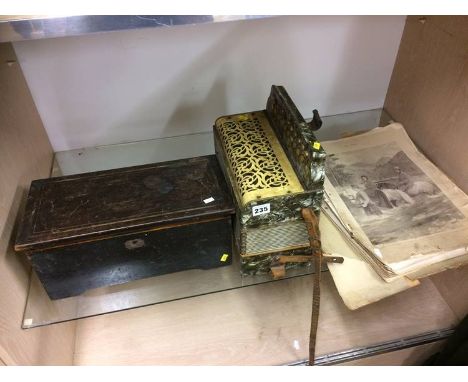 A music box, accordion etc.