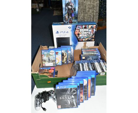 SONY PLAYSTATION 4 CONSOLE AND GAMES, includes Baldur's Gate 1 &amp; 2 Definitive Editions, Crash Bandicoot N. Sane Trilogy, 
