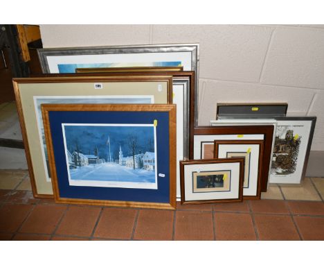 A QUANTITY OF LIMITED EDITION PRINTS AND ETCHINGS ETC, to include a Norman Wade print of Old Elvet bridge in Durham, Judy Boy