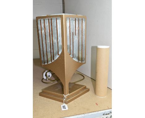 A MODERN ART-DECO INSPIRED TABLE LAMP handcrafted limited edition table lamp designed by Rachele Baldici for Parfums Houbigan