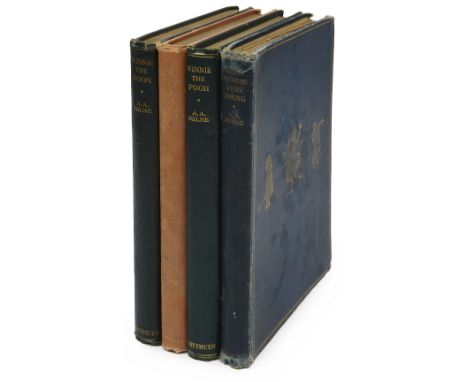 Milne., A.A. Winnie-The-Pooh and three other titlesfirst 1926 first edition, London, Metheun, illustrated by Ernest H shepher
