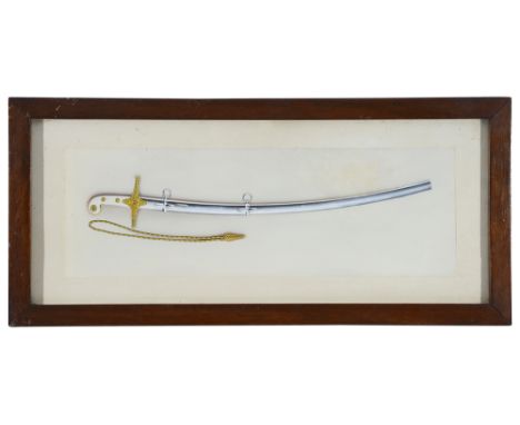 Original Artwork Design for the Wilkinson Sword Company c.1900print, framed and glazed, markings to reverseimage 15 x 46cm., 