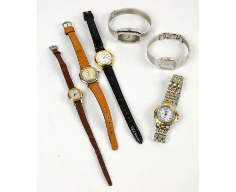  Group of watches including Raymond Weil, Tango,  longines, Vintage Dulux bracelet watch, and others .    