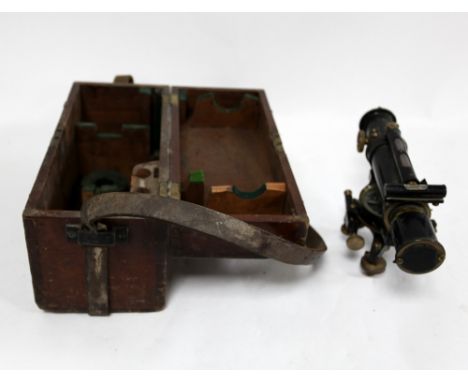 Early 20th century Cookes patent No12175 surveyors level .    