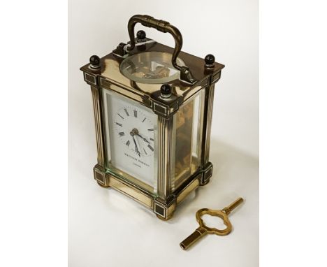 BRASS CARRIAGE CLOCK