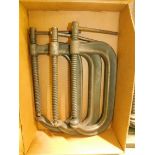(3) Wilton 408 C-Clamps