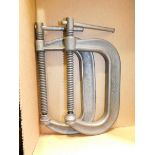 (2) Wilton 406 C-Clamps