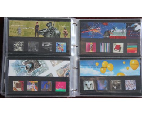 A collection of First Day Covers, in two Royal Mail Presentation folders and a Kestrel Cover Album, with a smaller album, a R