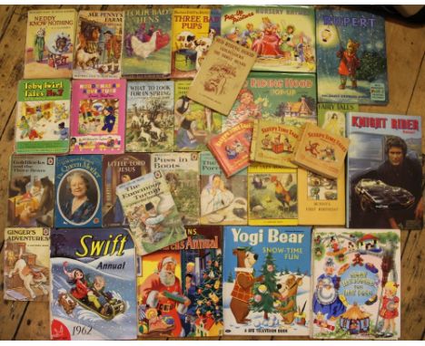 A collection of childrens books, to include; Blackies Easy Read; Four Bad Hens, Neddy Knew Nothing, Mr Penny's Farm 1959 etc 