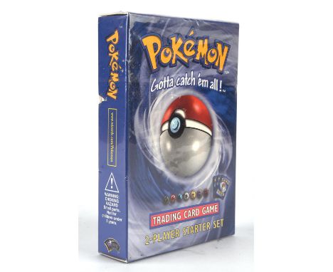 Pokemon TCG. Base Set 2 Player Starter Set Sealed.This lot contains the very first 2-player starter deck released in 1999. Th