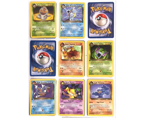 Pokemon TCG. Pokemon Fossil Unlimited Complete Set 62/62, includes popular cards like Dragonite, Gengar and Moltres.  Include