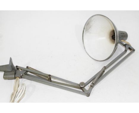 A Norwegian Luxo clamp on anglepoise lamp.  