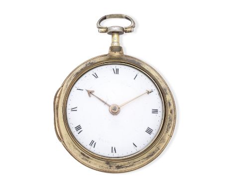 Jn. Barwise, St Martins Lane, London. A silver gilt and gilt metal key wild pair case pocket watchDate: London Hallmark for 1