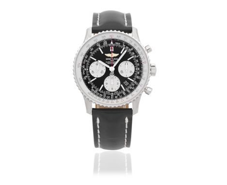 Breitling. A stainless steel automatic calendar chronograph wristwatchModel: Navitimer 01Reference: AB012012/BB01Date: Purcha