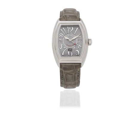 Franck Muller. A lady's stainless steel automatic calendar wristwatchModel: ConquistadorReference: 8005 LDate: Circa 2005Move