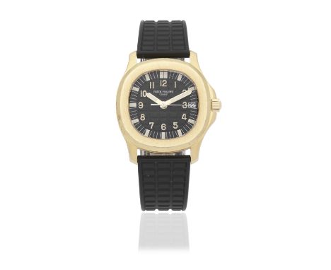 Patek Philippe. A recently serviced 18K gold automatic calendar wristwatchModel: AquanautReference: 5066J-001Date: Purchased 