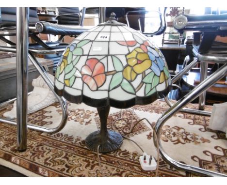 TIFFANY STYLE LAMP, A.F