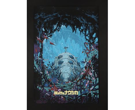 NAUSICAA OF THE VALLEY OF THE WIND (1984) - Hand-Numbered Limited Edition Variant Print by Kilian Eng, 2021Bidding for this l