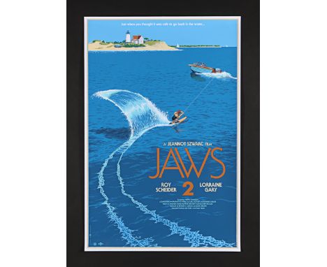 JAWS 2 (1978) - Hand-Numbered Limited Edition Print by Laurent Durieux, 2017Bidding for this lot will end on Thursday 30th Ma