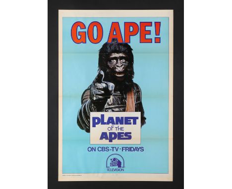 PLANET OF THE APES (1974) - "Go Ape!" T.V. Series US One-Sheet, 1974Bidding for this lot will end on Thursday 30th May. The a