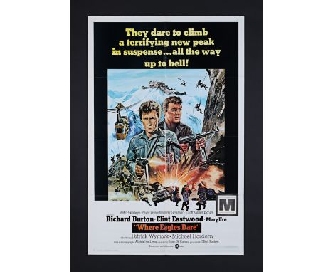 WHERE EAGLES DARE (1968) - David Frangioni Collection: US International One-Sheet, 1968Bidding for this lot will end on Thurs